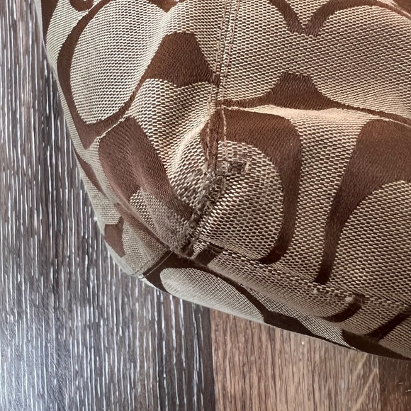 Coach Signature Leah Tote Large - Brown/Tan F14658 - Picture 11 of 12